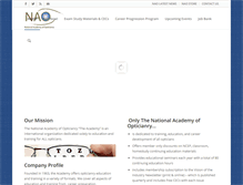 Tablet Screenshot of nao.org